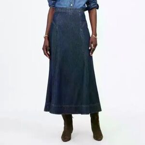 Madewell Denim Midi Skirt